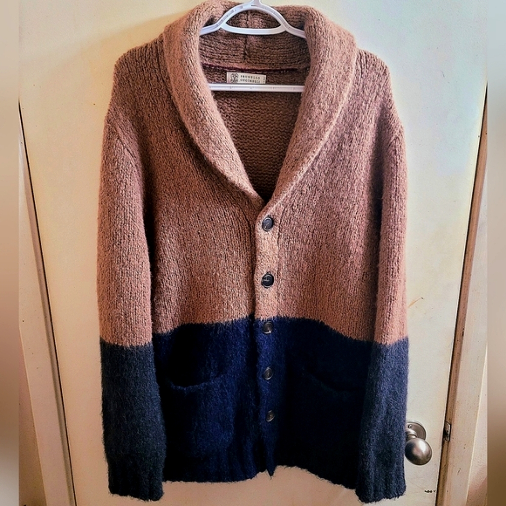 Brunello Cucinelli Shawl Collar Cardigan